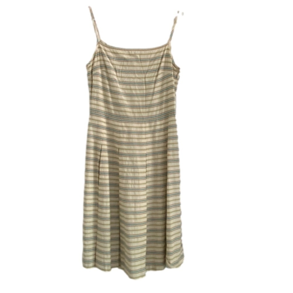Marisfrolg spaghetti strap dress a-line with pleated skirt EU size 38